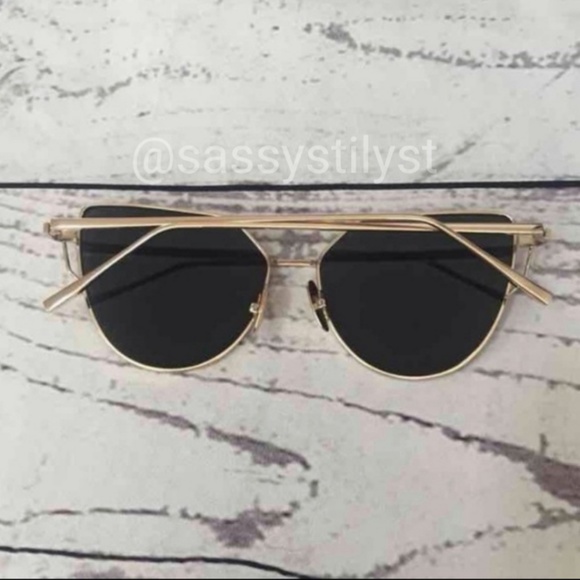 LAST 1🔥Cat Eye Mirrored Aviator Sunglasses - Picture 8 of 8